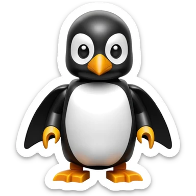 Penguin spiderman Lego  sticker