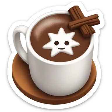 Cozy hot coco sticker