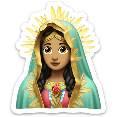 Virgin of Guadalupe ￼ yes sticker