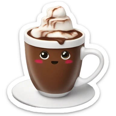 Hot chocolate  sticker