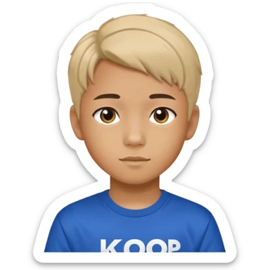 kpop obsessed boy named daniel 12 years old sticker