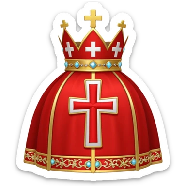 Make me a archbishop mitre I want a catholice mitre make it real life sticker