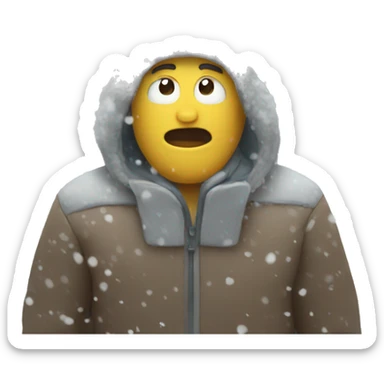 snowstorm sticker