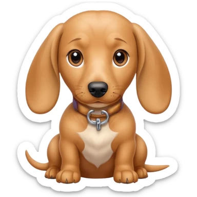 Кремова такса  sticker