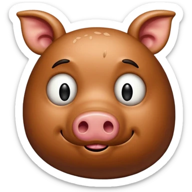 smelly pork steak, rotten sticker