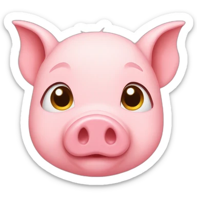 Pig shows class sticker