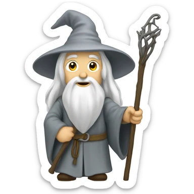 Lord of the rings gandolf  sticker