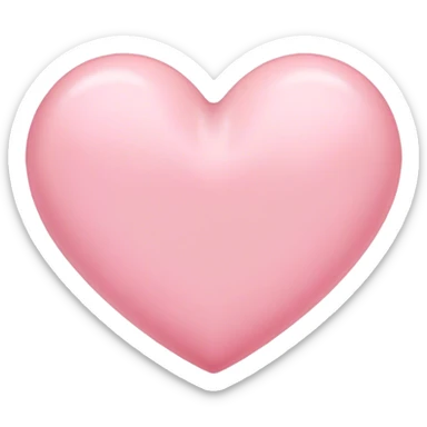 Corazón rosa bajito sticker