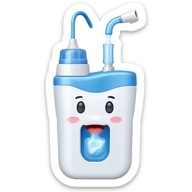 oral irrigator sticker