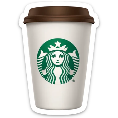 starbucks coffee cup sticker