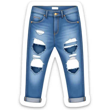 Pants with a hole in them  sticker