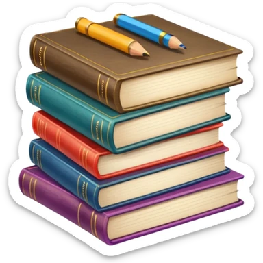 libros coloridos sticker