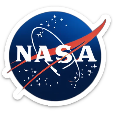 NASA logo sticker