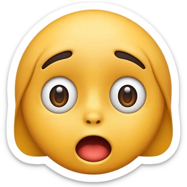 surprised emoji sticker