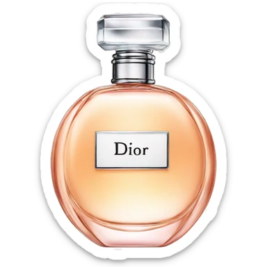 Dior perfume sticker