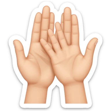 hands helping sticker