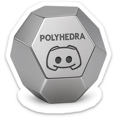 Polyhedra company logo for Discord sticker