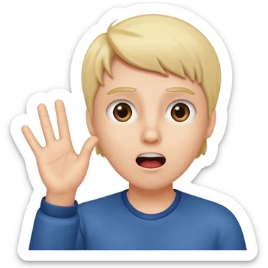 a face with expression saying that they were shock and agree sticker