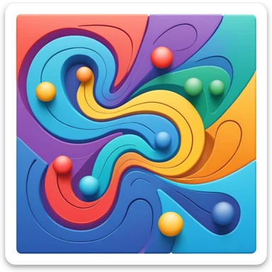 Logistic map bifurcation diagram showing mathematical chaos sticker