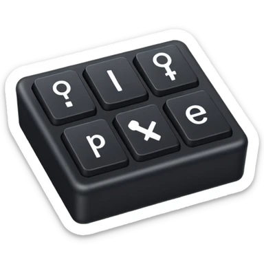 Keyboard Key sticker