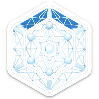 diffusion, llm, vlm관련 이모지를 만들건데 ai 네트워크느낌의 이모지 만들어 sticker