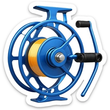 fishing line reel sticker