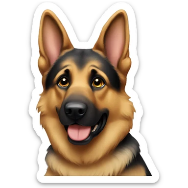 German shepherd sticker