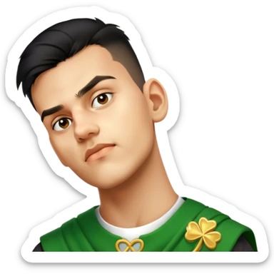 Wearing a Green Kilt sticker