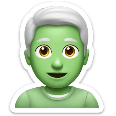 Sage green MacBook laptop sticker