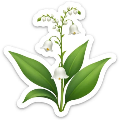 lily of the velly sticker