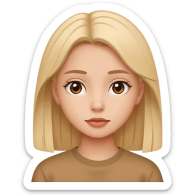 İt should give clean girl vibe it should be an emoji not a peope sticker