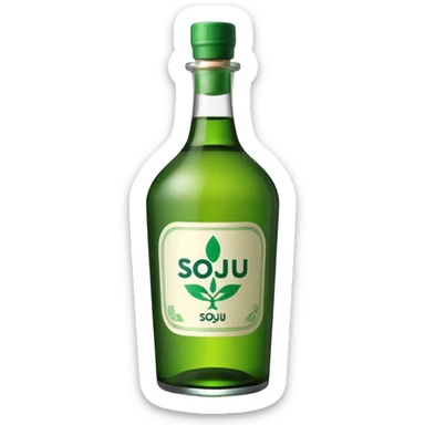 korea soju sticker