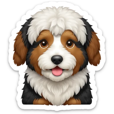 Bernedoodle sticker