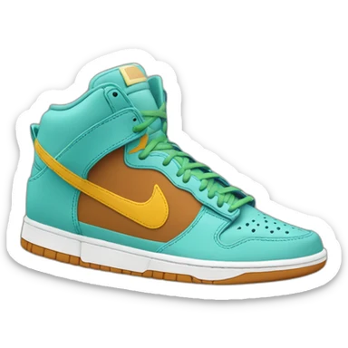 Dunk chaussure sticker