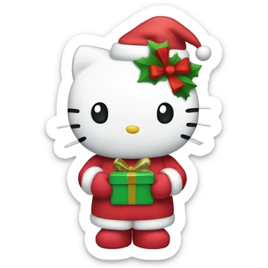 Hello kitty Christmas  sticker