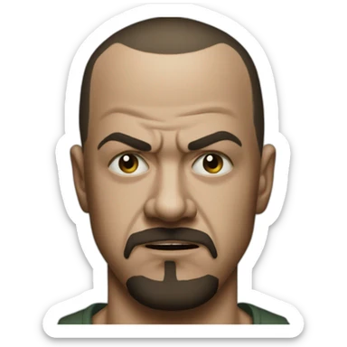 American history x angry sticker