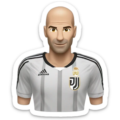Zinedine Zidane Juventus sticker