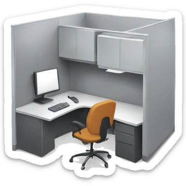 office cubicle sticker