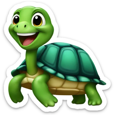 Happy turtle sticker
