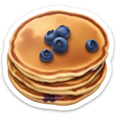 Blueberry pancakes  sticker