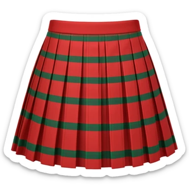 scottish skirt sticker