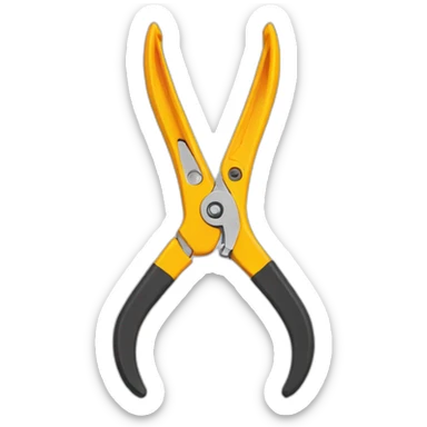 Pousse levé plier sticker