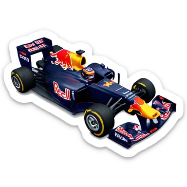 Redbull racing F1 car sticker