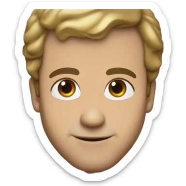 Trompette macron sticker