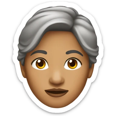 Cougar woman sticker