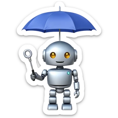 I want an emoji representing AI and insurance sticker