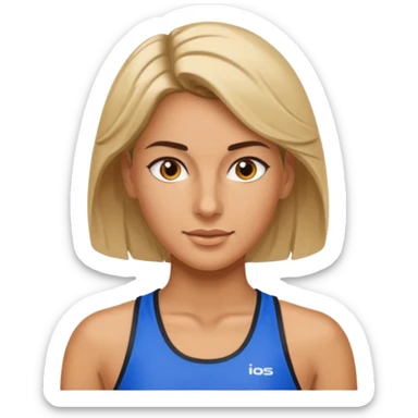 diana de deporte sticker