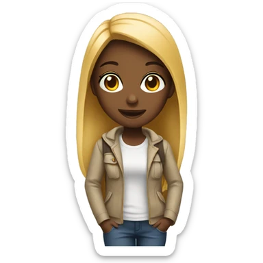 GIRL IS travel guide sticker