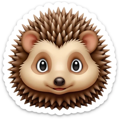 Baby hedgehog sticker