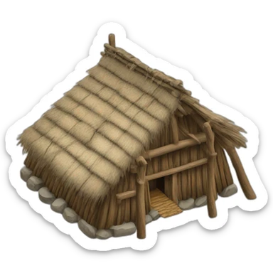 Iroquois longhouse sticker